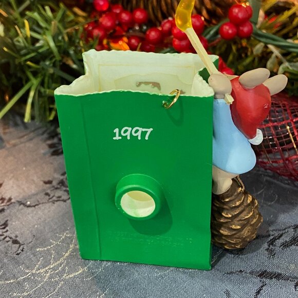 Hallmark Keepsake Ornament Chris Mouse Luminaria, SIGNED Magic Collector Series - Picture 3 of 8